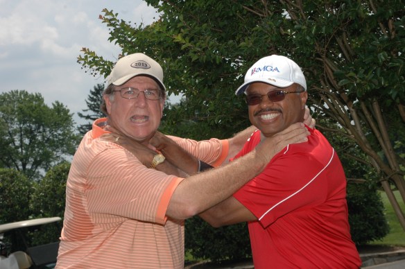 Sol and Vincent Wrestlin