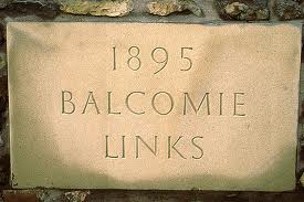 Balcomie Links Stone Marker