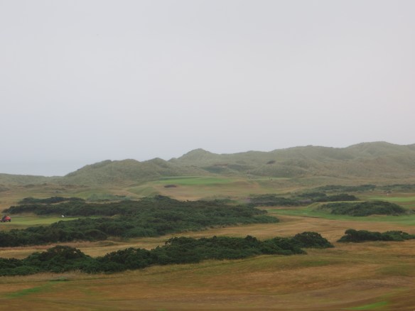 Even through the haar you can see the splendid combination Finegan describes