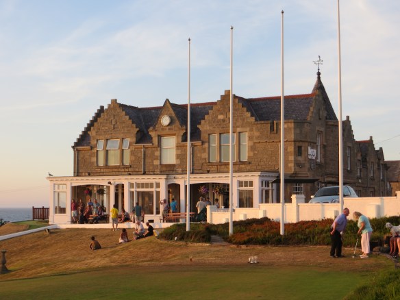 The clubhouse on the hill is a focal point from which you can see it all.