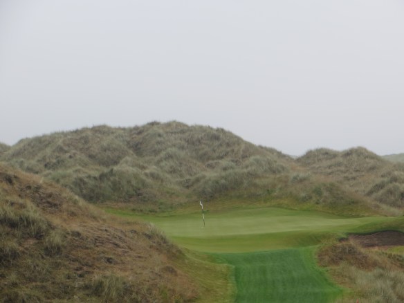 It is all about the dunes at the Par 3 6th.