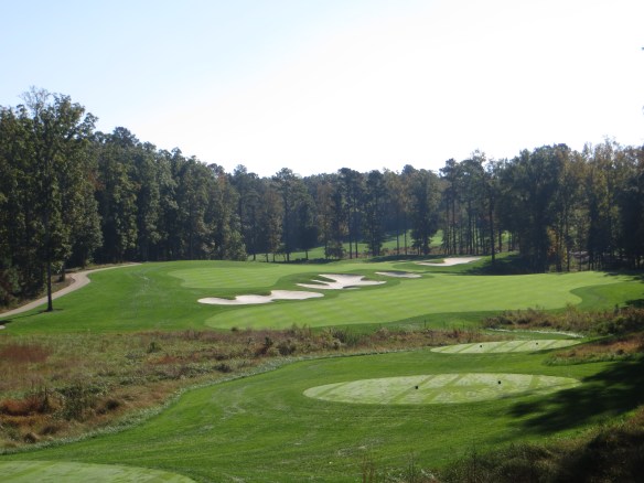 Taking in the challenge off the elevated tee on #2 will make you pause for consideration.