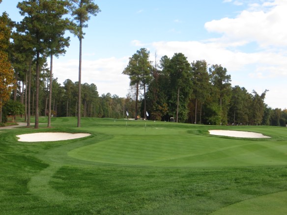 The practice facility replicates the short game permutations and combinations of the course. 