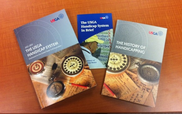 The required reading materials from a USGA Handicap Seminar