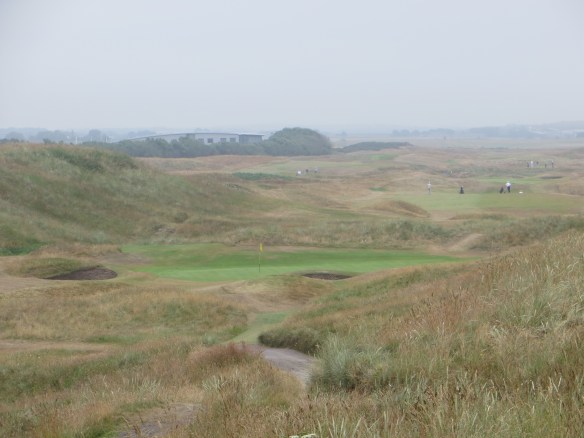 The Par 3 third is typical of the enveloped look of the front side holes