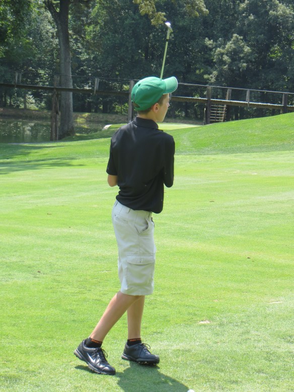 Andy stares down the final approach