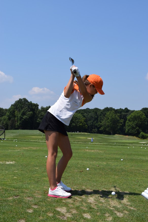 Angelica's Paula Creamer imitation......