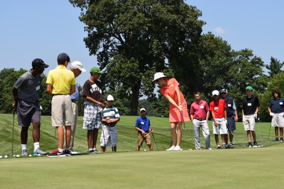 Then shows how it's done.