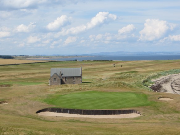 The view off the flight deck on the 14th tee is spectacular