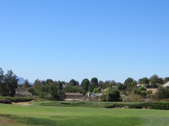 Hide and Seek on the Par 3 third keeps the player guessing on the best line of approach