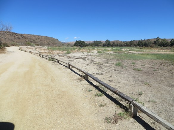 Sand Cart Path and Railing