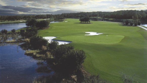 The distinctive Par 4 11th is the gateway to a fantastic finish