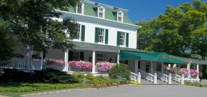 The classic club house is a period statement of it's own