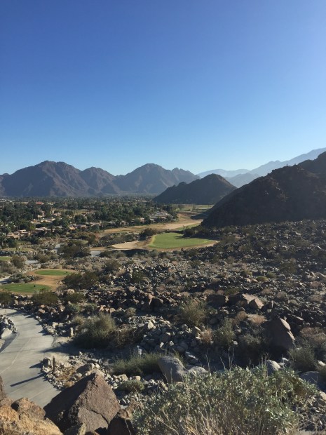 The postcard moment of the day the high tee view on 16