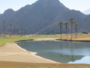 Big sand and water elements make the Par 5 7th a tactical chore