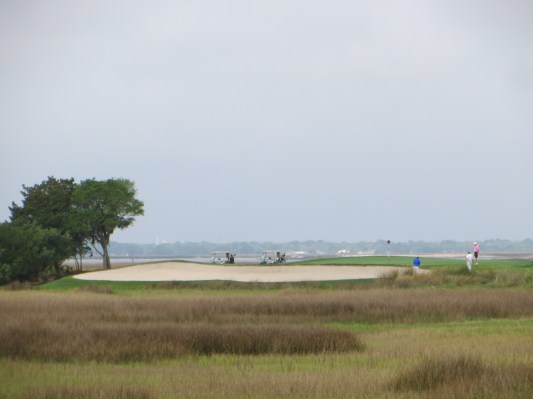 The marsh, sand, endless horizon on the scenic 4th