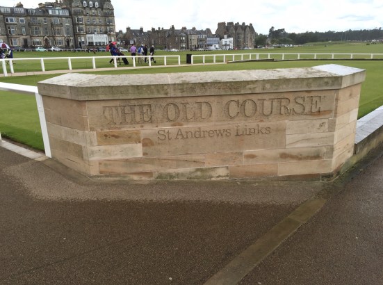 Old Course Sign
